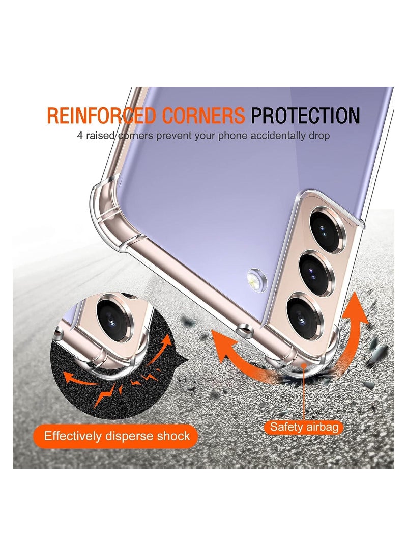 For Samsung Galaxy S22 Plus Clear Back Cover Case, Ultra Clear, Best CAMERA Protection Anti-Slip Grip, Slim & Protective Back Case Cover for Samsung Galaxy S22 Plus 5G 6.6 - Image 2
