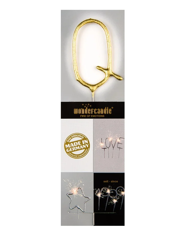 Wondercandle Gold Sparkler Candle Q