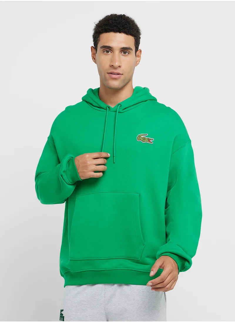 LACOSTE Graphic Pocket Detail Hoodie
