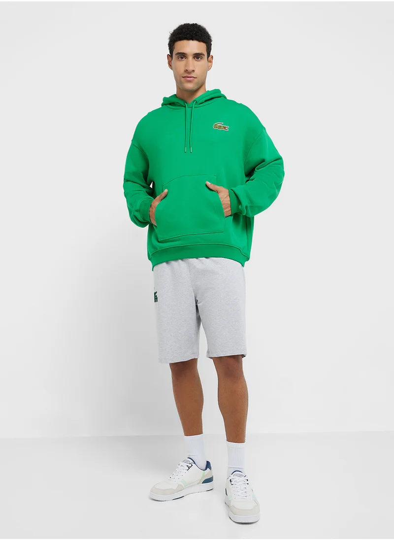 LACOSTE Graphic Pocket Detail Hoodie