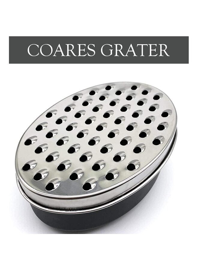 LAMAY Cheese Grater Citrus Lemon Zester with Food Storage Container & Lid - Perfect For Hard Parmesan Or Soft Cheddar Cheeses, Ginger, Vegetables, Butter, Chocolate & Nutmeg - Image 4