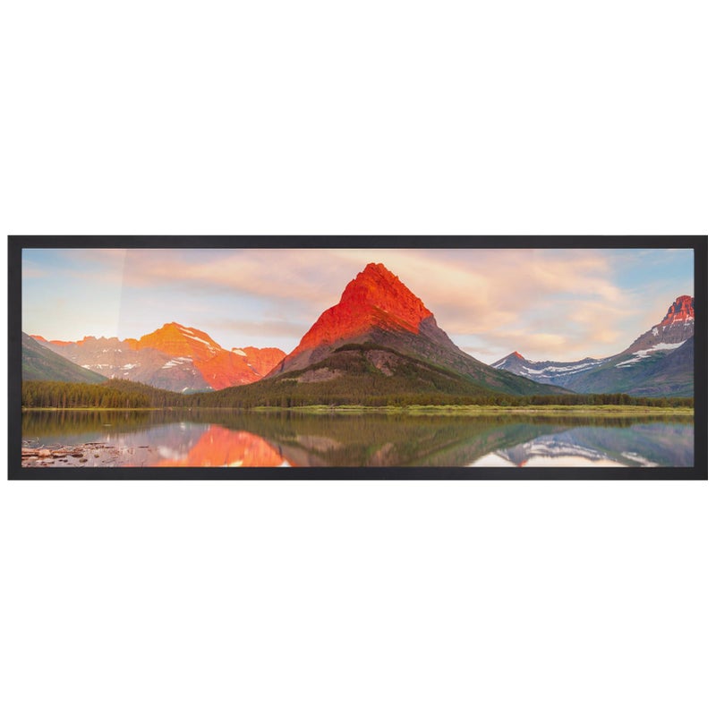 Giftgarden 12x36 Picture Frame Black Textured Aluminum 36x12 Panorama Frame for Photo Wall Display Single