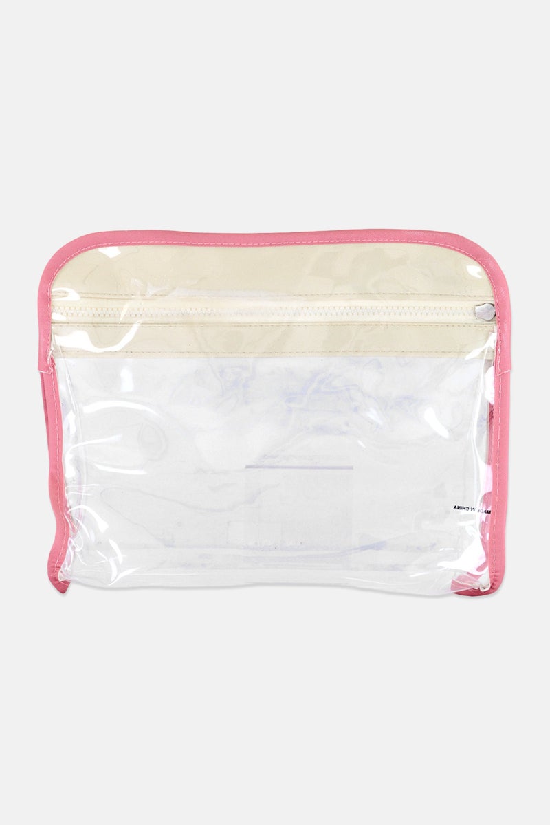 Luxe + Willow 2 Pieces Travel Pouches, Transparent - Image 5
