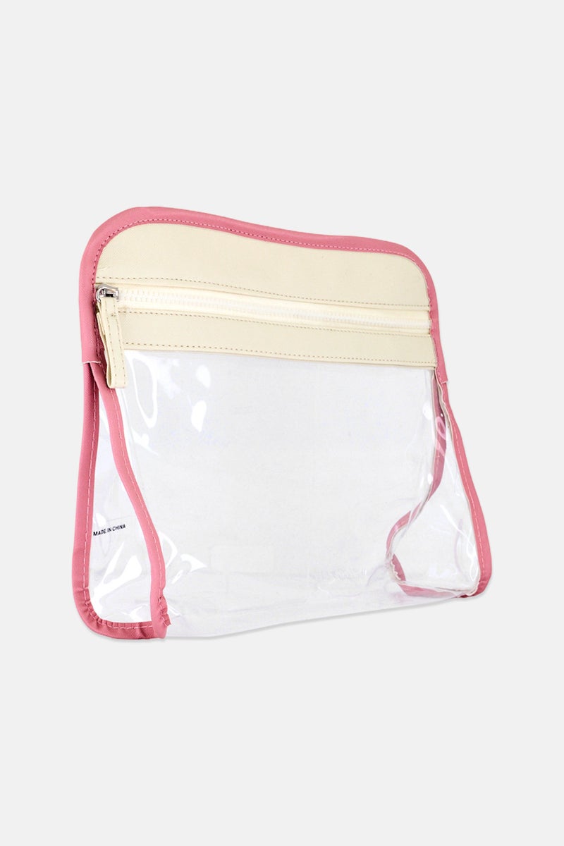 Luxe + Willow 2 Pieces Travel Pouches, Transparent - Image 4