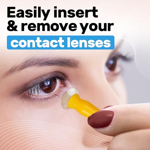 Samorillo [6 Pack] Scleral Lens Inserter + Remover - Ventless Contact Lens Applicator for Hard/RGP Lenses, Scleral Lenses & Prosthetic Eyes – Easy-Squeeze Suction Tool, Upgraded with Plastic Travel Case - Image 3