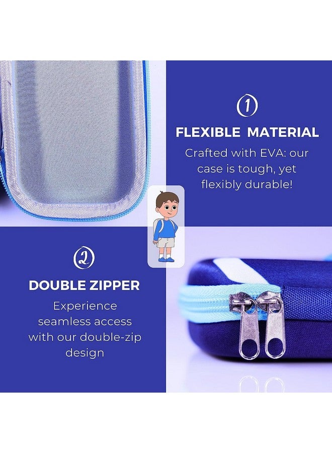 Vishal Smart Mall VishAl smart MAll Pencil Case 3D Cover Pencil Pouch Bag Compass School Pouch Organizer for Students Kids Premium Stylish (Pencil CASE Space Pouch) - Image 5