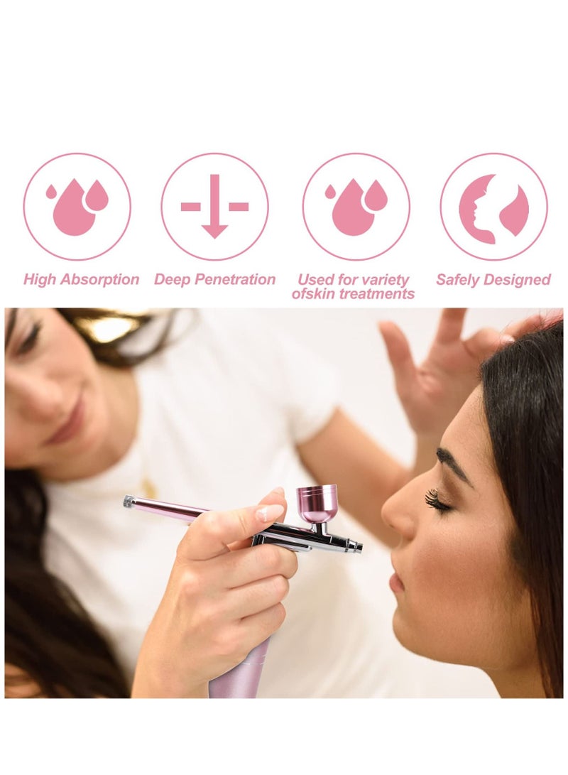 Arabest Rechargeable Wireless Air Brush Compressor Automatic Handheld Air Brush Gun Air Brush Set Portable Wireless Air Brush for Hairdressing Nail Art Cake Decoration Make-up Model Painting - Image 4