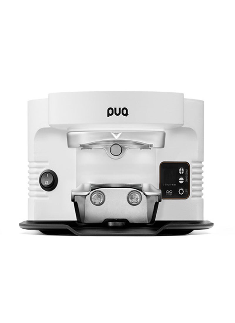 PUQpress M3 Gen 5 Automatic Tamper, Designed for MAHLKONIG E65S & E65S GBW, Unlimited tamps, 58.3mm, 110-240V, 50-60Hz - White  - Image 1