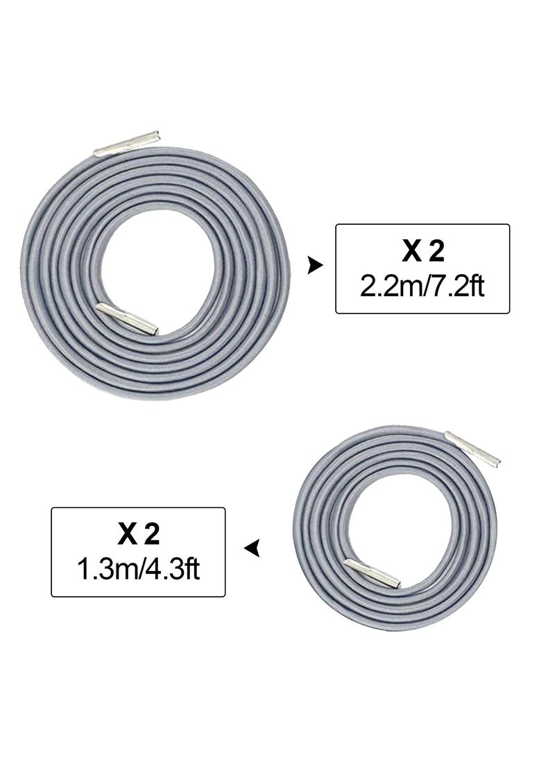 SYOSI, 4 Pack Universal Replacement Elastic Cords, Elastic Tying Ropes for Install Folding Chair, Zero Gravity Chairs, Sun Loungers, and Garden Chairs, Lounge Chair Accessories - Image 3