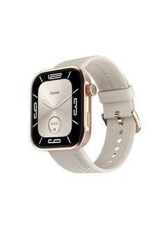 Noise ColorFit Pro 5 Smart Watch 1.85" AMOLED Display, BT Calling, New DIY Watch Faces, Smart Dock Design, Emergency SOS Tech, Emoji Support, 5X Faster Data Transfer, Instachargeᵀᴹ (Starlight Gold)