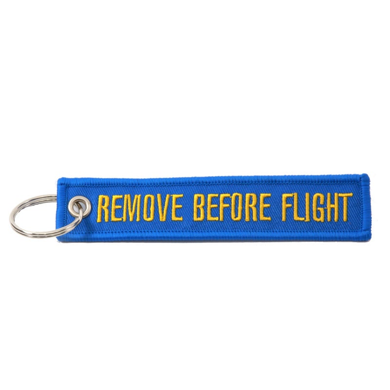 Rotary13B1 - Remove Before Flight Keychain - Blue/Yellow 5pcs - Image 3