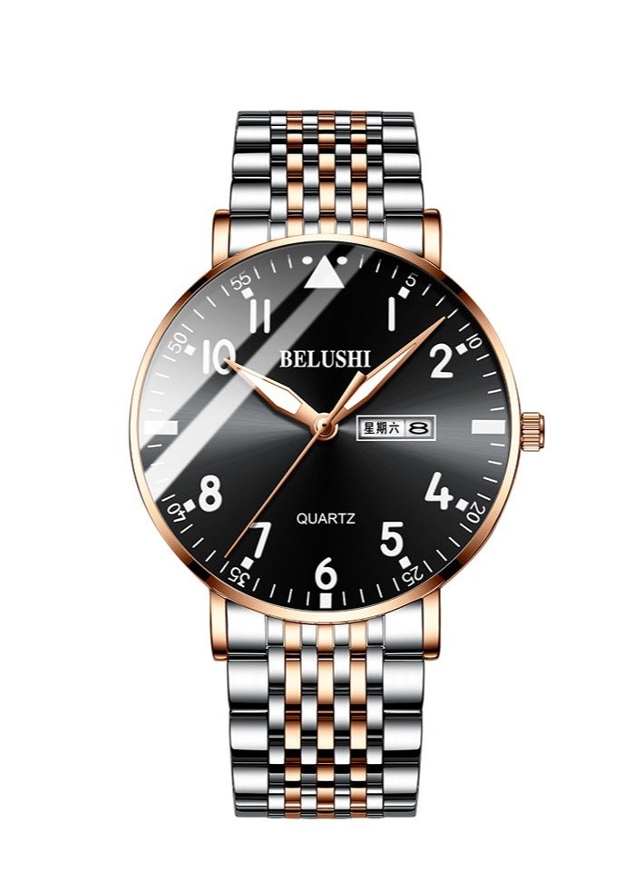 Belushi Men's Fashion Business Quartz Watch 