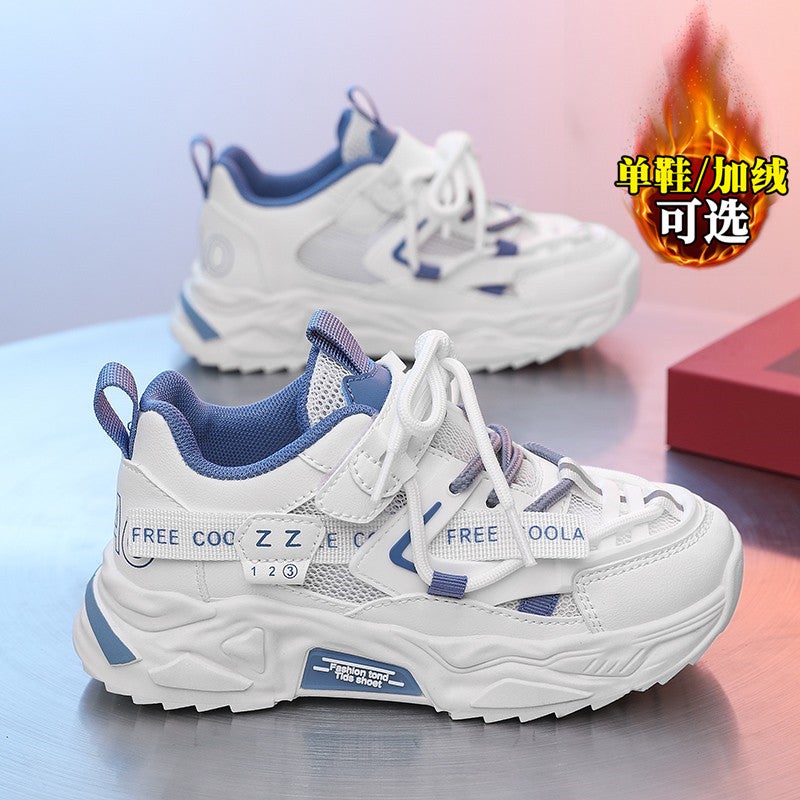 Sneaker Women'S Torre Shoes Big Children'S Junior High School Running Shoes Fleece-Lined Warm Cotton Shoes - Image 2