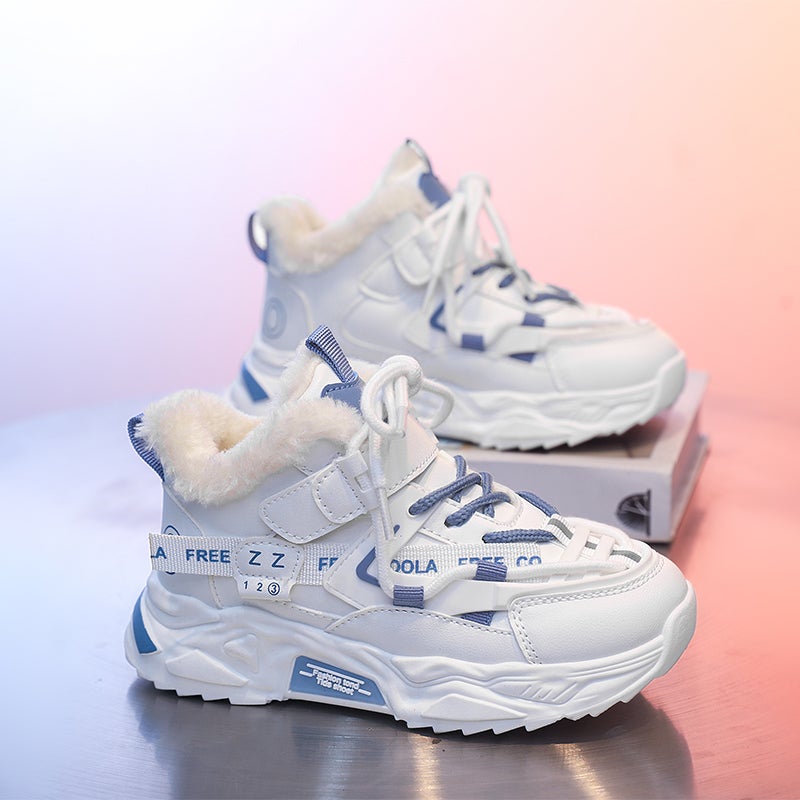 Sneaker Women'S Torre Shoes Big Children'S Junior High School Running Shoes Fleece-Lined Warm Cotton Shoes - Image 5