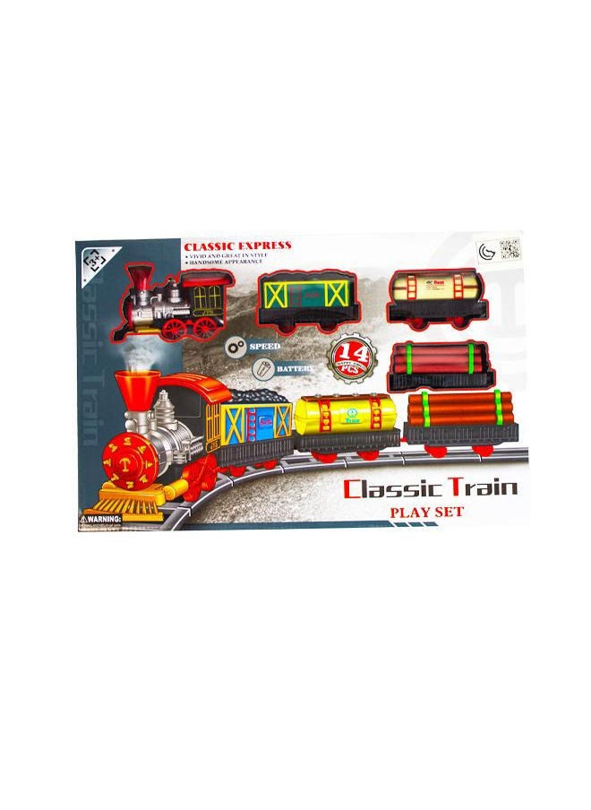 child toy Battery Operated Classic Train Playset  - Image 2