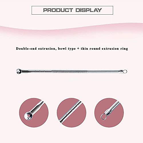 INSIME Nose Blackhead remover tool Comedone extractor Acne removal tool | Pimple remover tool for popping White head remover tool | Nose Whitehead Black head remover on face - Image 5