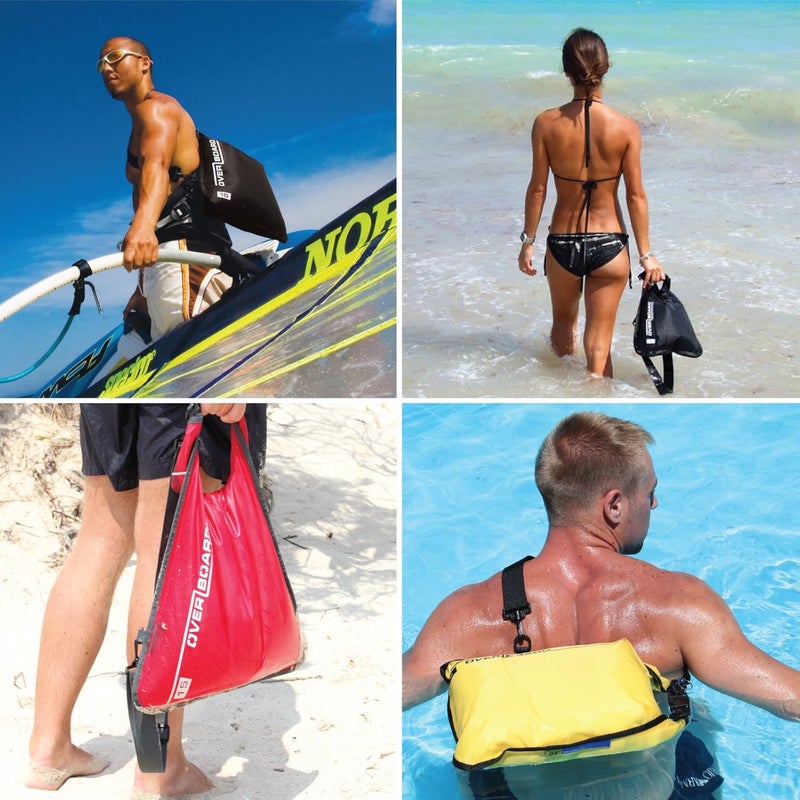 Overboard 100% Waterproof Dry Flat Bag - 15 Litres - Red - Image 5