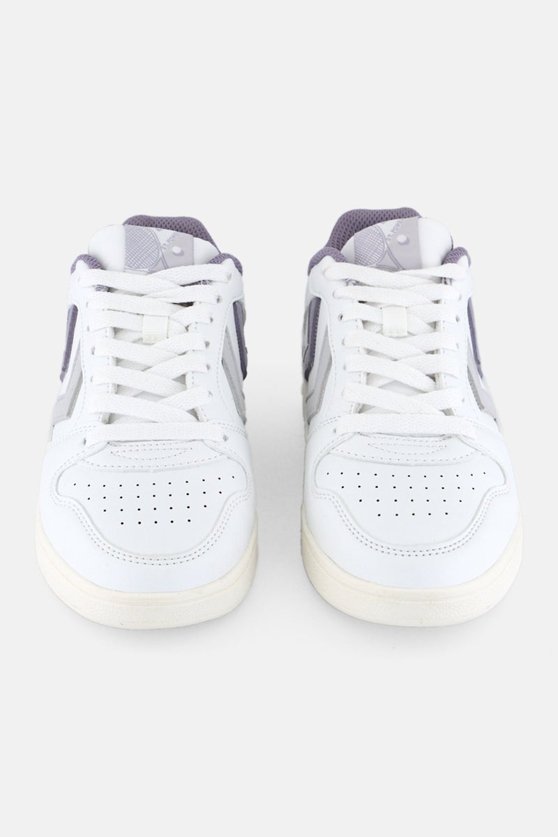 Hummel Kids Girl St Power Lace Up Outdoor Shoes, White - Image 4