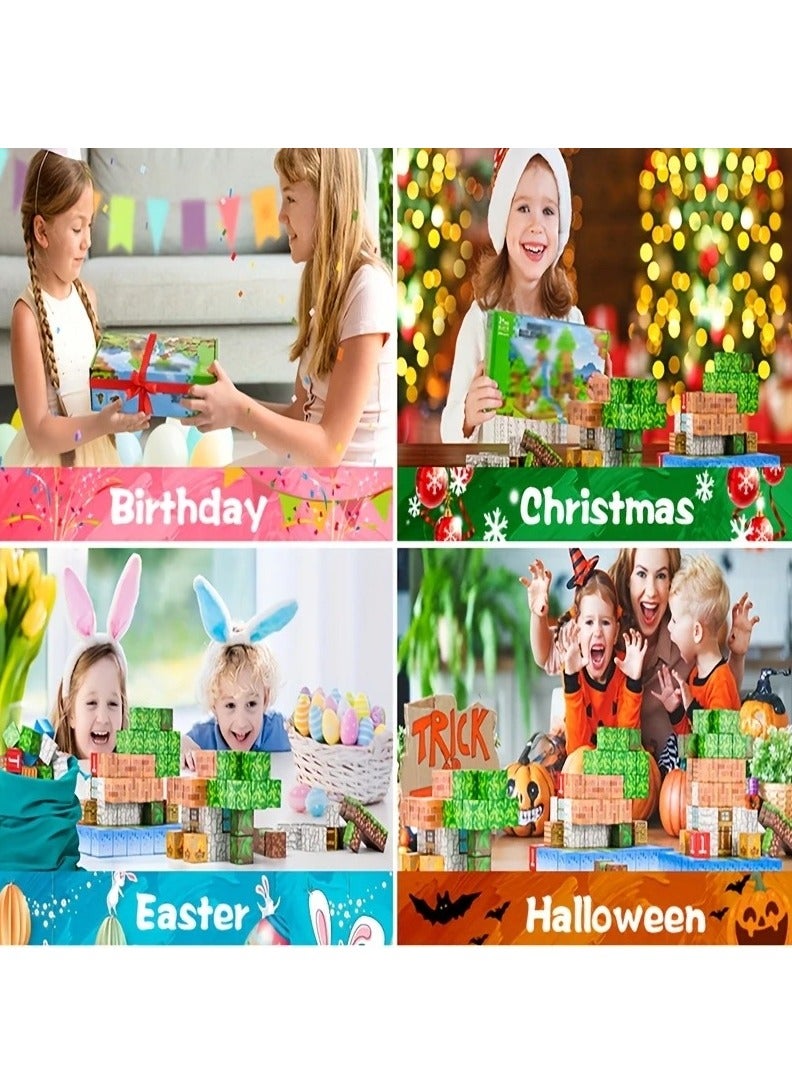 ليموس مجموعة مكعبات بناء مغناطيسية من 100 قطعة - مكعبات حسية STEM، ألعاب بناء للأولاد والبنات من سن 3 سنوات فما فوق، عالم مكعبات البناء، ألعاب بناء STEM، هدايا حسية، هدايا عيد الميلاد - Image 5