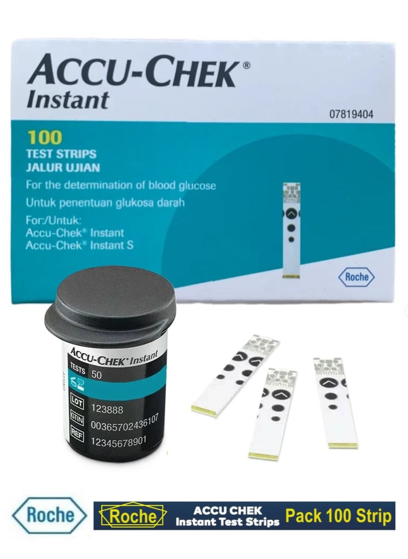 ACCU-CHEK Instant 100-Piece ACCU-CHEK Instant Blood Glucose Test Strips  - Image 1