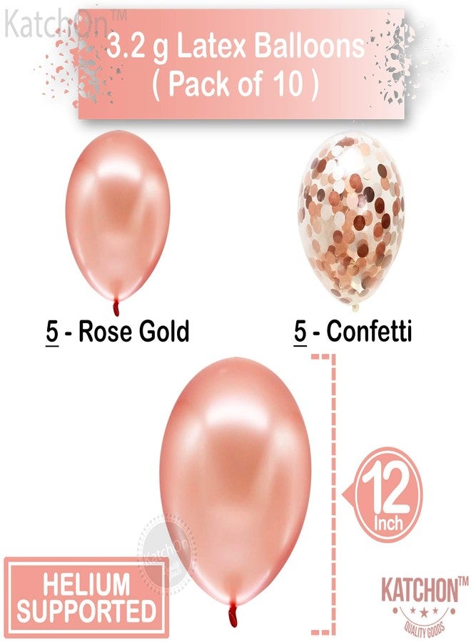 KatchOn, Rose Gold 13 Balloon Numbers - Giant, 40 Inch | 13th Birthday Decorations for Girls | 13 Rose Gold Balloons for 13 Birthday Decorations for Girls | Rose Gold Number 13 Balloons for Birthdays - Image 3