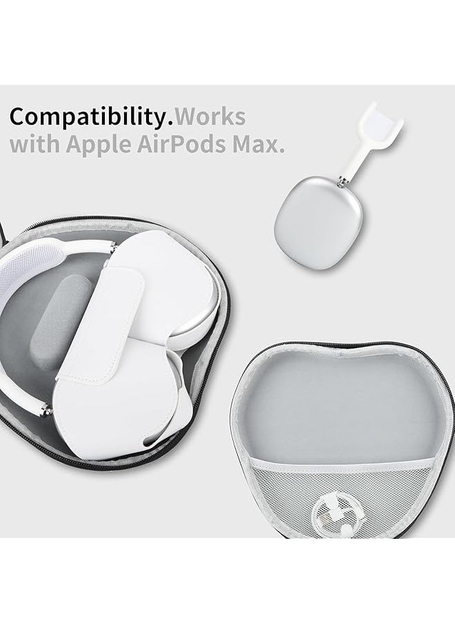 erorex - Hard Case For New Airpods Max 2 Airpods Max Travel Carrying Headphone Case With Mesh Pocket Airpods Max Protective Portable Storage Bag For Airpods Max 2 2024 Headphone Accessories Close Cover - Image 1