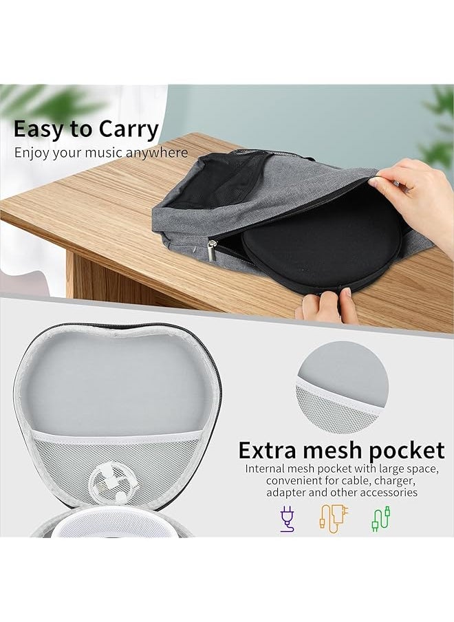 erorex - Hard Case For New Airpods Max 2 Airpods Max Travel Carrying Headphone Case With Mesh Pocket Airpods Max Protective Portable Storage Bag For Airpods Max 2 2024 Headphone Accessories Close Cover - Image 1