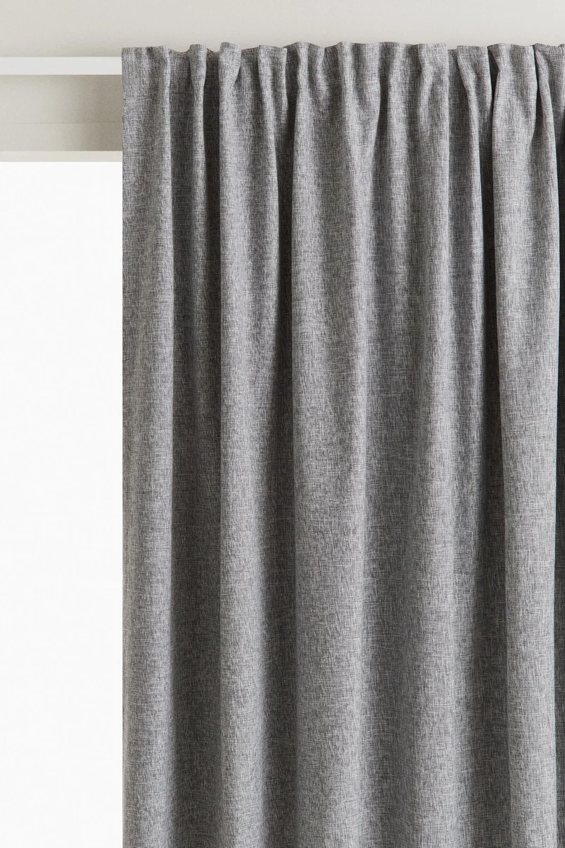 H&M 1-pack wide blackout curtain length
