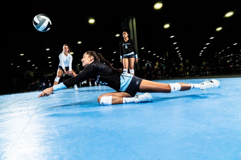 Mizuno Elite 9 Sl2 Volleyball Kneepad  White  Small - Image 3