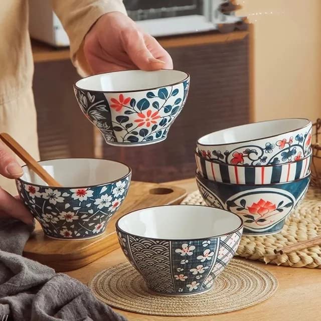 UniKart Ramen 300ml Porcelain Bowl Set Microwave Dishwasher Safe for Serving Snacks, Soup, Lunch, Dinner (Set of 2) - Image 3