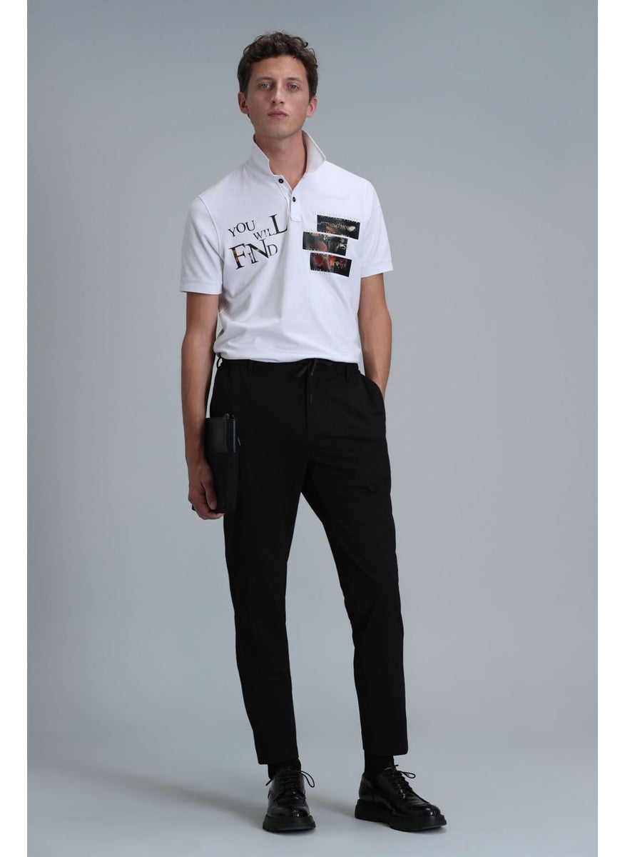 Lufian - Men's Mandy Smart Polo T-Shirt 111040178 White - Image 1