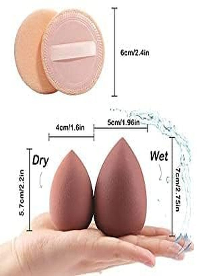 Ruby Face Rubyface Beauty Blender Sponge Mini, Makeup Powder Puff, 10 Pcs Multicolored Makeup Beauty Sponges Blender, Replacement for Powder Foundation Container - Image 3