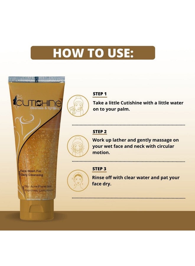 Ethiglo Cutishine Anti Acne Face Wash, 140ml (Pack of 2) - Image 4