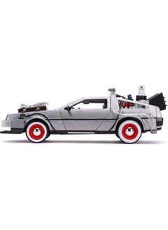 JADA Jada Back to the Future Part III DeLorean Time Machine Die-Cast Car (1:32)  - Image 2