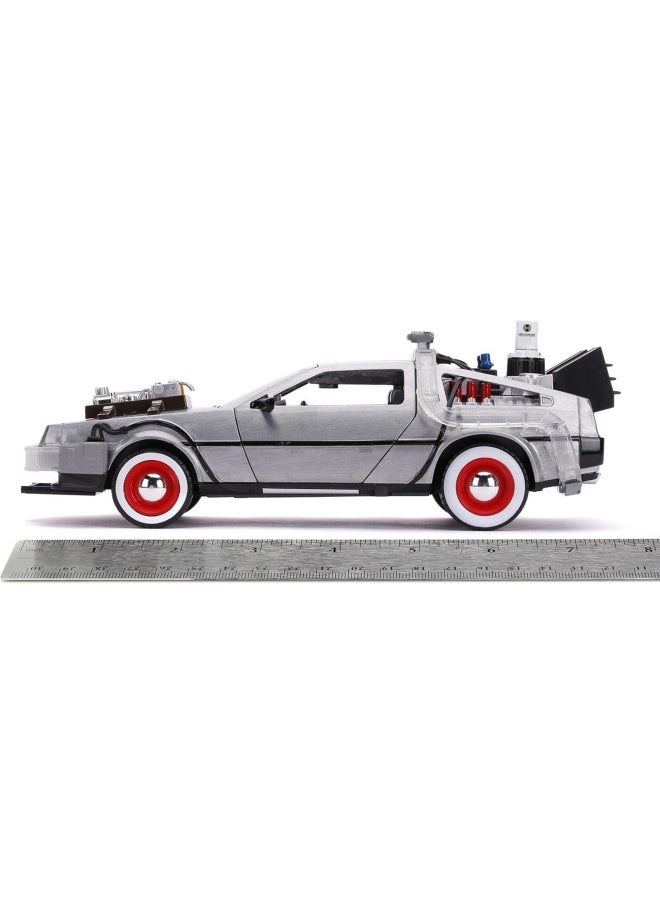 JADA - Jada Back to the Future Part III DeLorean Time Machine Die-Cast Car (1:32) - Image 1