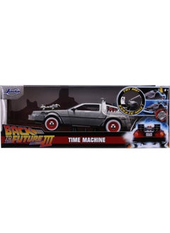 JADA Jada Back to the Future Part III DeLorean Time Machine Die-Cast Car (1:32)  - Image 5