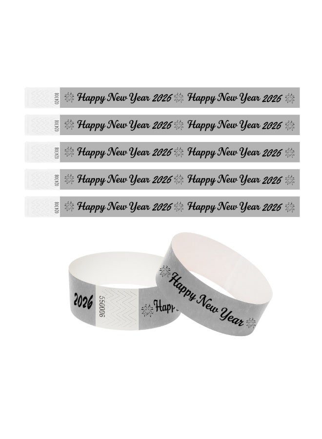 PRINTSHOP4ME New Year Paper Wristbands–Wristbands For Events,New Year Parties And Celebrations–Secure Tyvek Wristbands For Crowd Control And Entry Management - Image 1