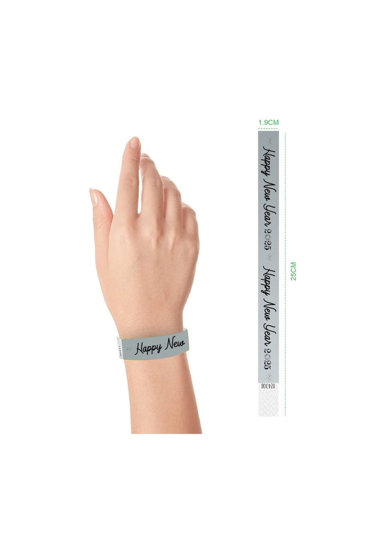 PRINTSHOP4ME - New Year Paper Wristbands–Wristbands For Events,New Year Parties And Celebrations–Secure Tyvek Wristbands For Crowd Control And Entry Management - Image 1