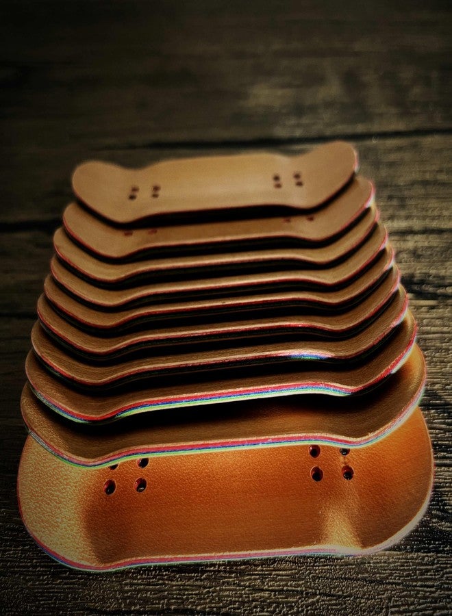 Noahwood Noahwood Handmade Fingerboard Deck 97.5x35mm 5-Layer Color Maple Pro concave Creative Design Mini Skateboard (Line) - Image 5