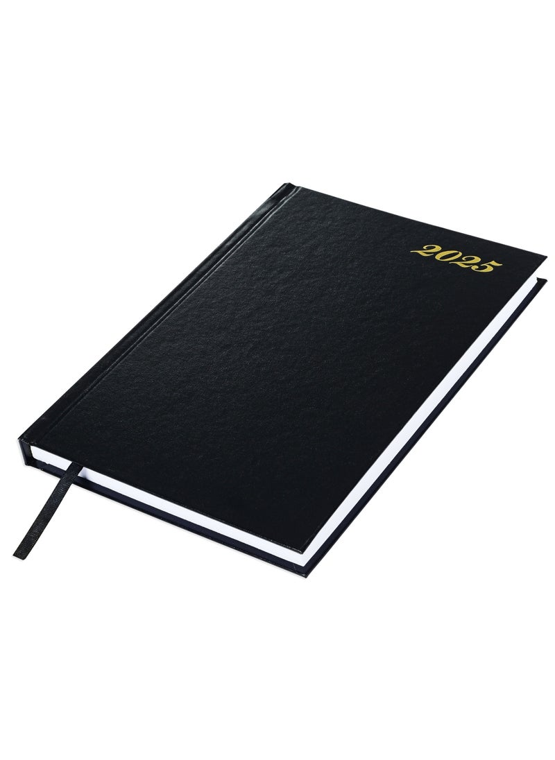 FIS FIS Diary 2025 English (Friday & Saturday Combined) A5, Black - FSDI91E25BK  - Image 1