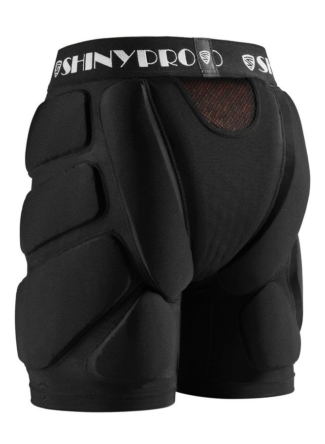 SHINYPRO Protective Padded Shorts for Snowboarding and Skating,Tear Resistance Butt Pad Heavy Duty Protection,All Pads are Removable - Image 1