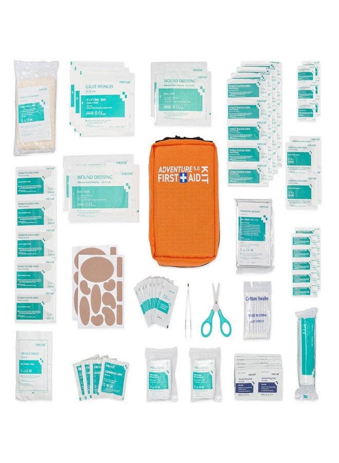 BrightCare Adventure 5.0 First Aid Kit, Water Repellant Shell - First Aid Kit for Camping, Hiking, Outdoor Sports, Adventure, Travel, Biking - 130 Piece Adventure Essentials Kit - Image 3