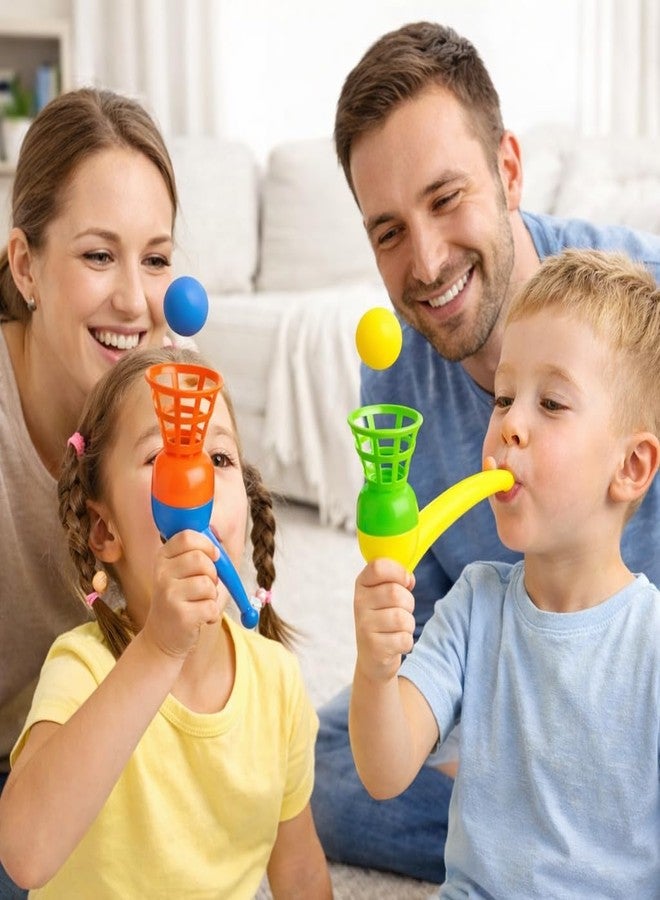 ADTOO Magic Blow Pipe Toy, Floating Ball Game with Basket, Colorful Blowing Pipes Set for Kids Ages 5+ - Image 4