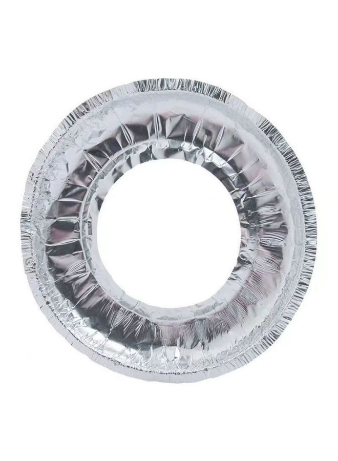 Gas Stove Oil-proof Sticker Protective Mat Aluminum Foil Tin Paper Ring Kitchen Stove Round Waterproof Cover Household Stain-proof-size:10 Round  - Image 5