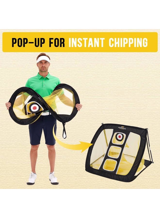PodiuMax Pop Up Golf Chipping Net, Indoor/Outdoor Golfing Target Net for Accuracy and Swing Practice - Image 5