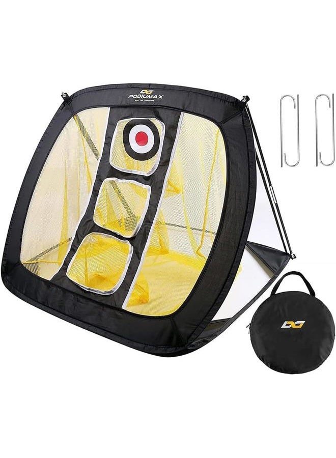 PodiuMax Pop Up Golf Chipping Net, Indoor/Outdoor Golfing Target Net for Accuracy and Swing Practice - Image 1