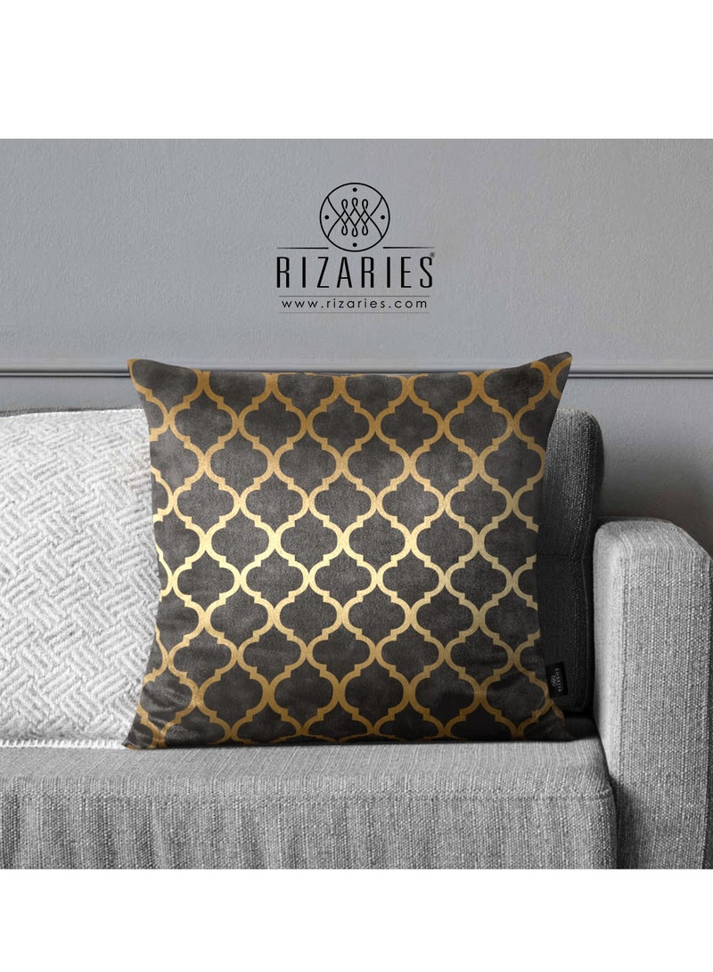 RIZARIES Grey Mosaic Throw Pillow Set of 6 - Image 2