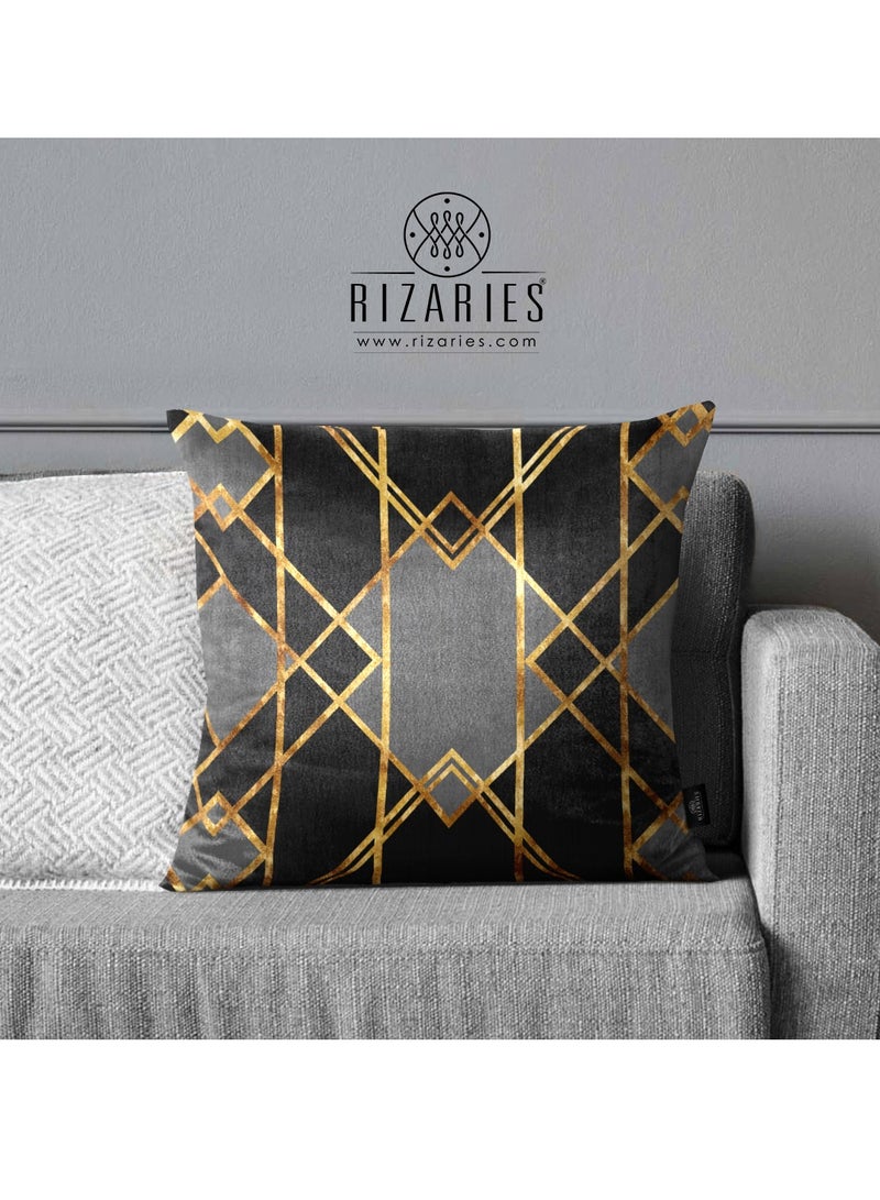 RIZARIES Grey Mosaic Throw Pillow Set of 6 - Image 4