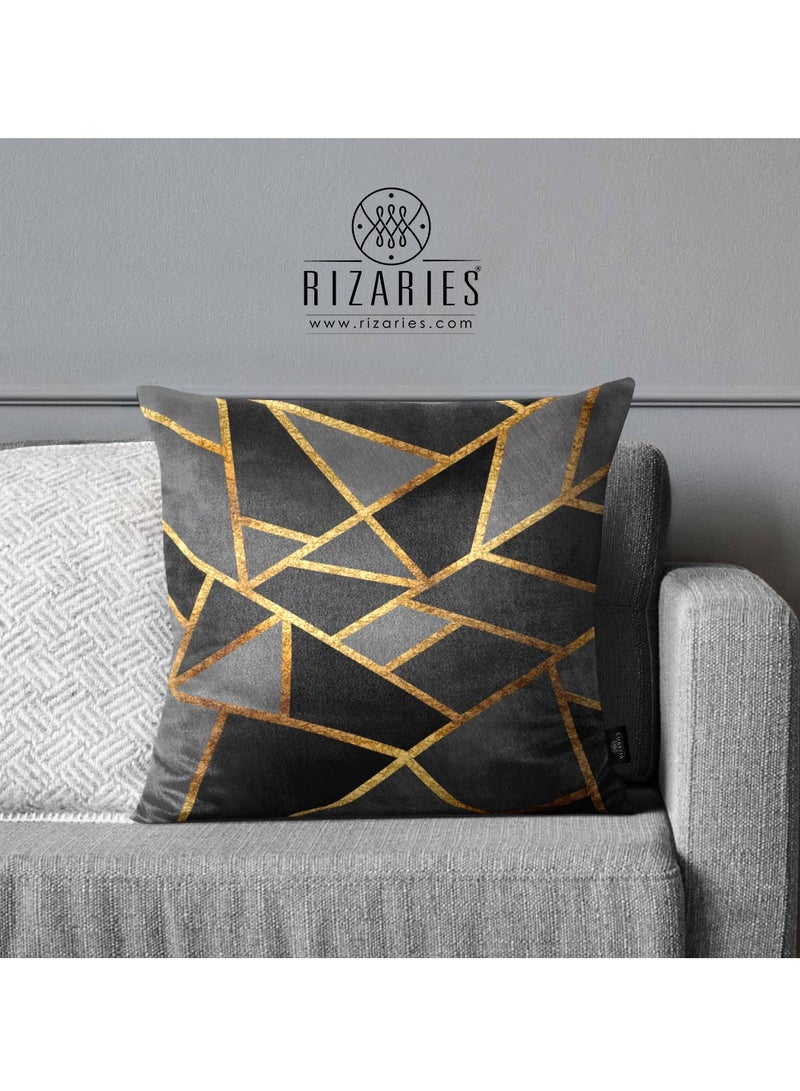 RIZARIES Grey Mosaic Throw Pillow Set of 6 - Image 5