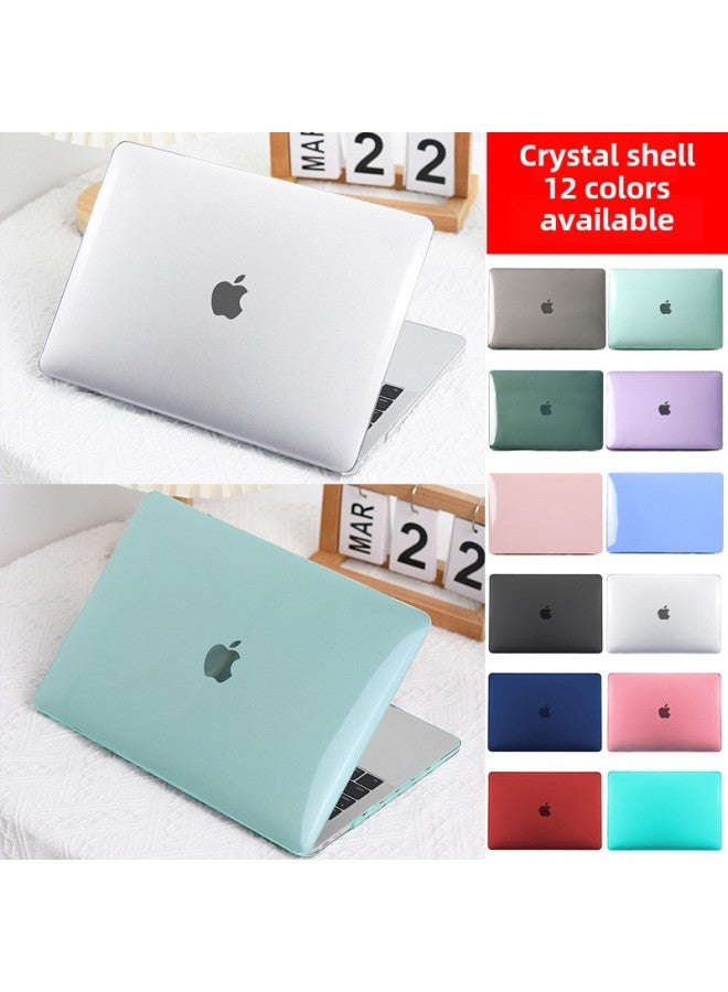 جراب حماية لجهاز Apple Laptop MacBook Pro air13 Crystal Case Pro14 جراب حماية للكمبيوتر - اللون: كريستال أحمر نبيذي - الطراز المطبق: مجوف Air13 (A1369/A1466) - Image 2